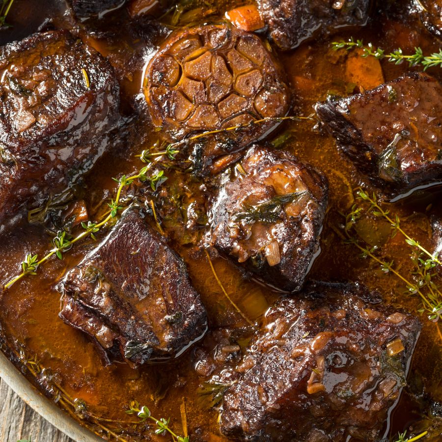 beer braised short ribs