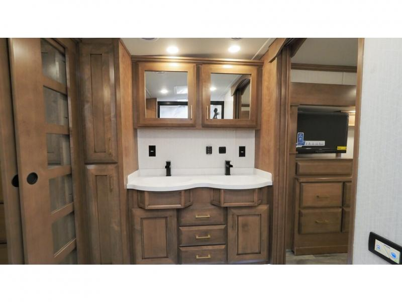 Bathroom in the DRV Luxury Suites mobile, sweet