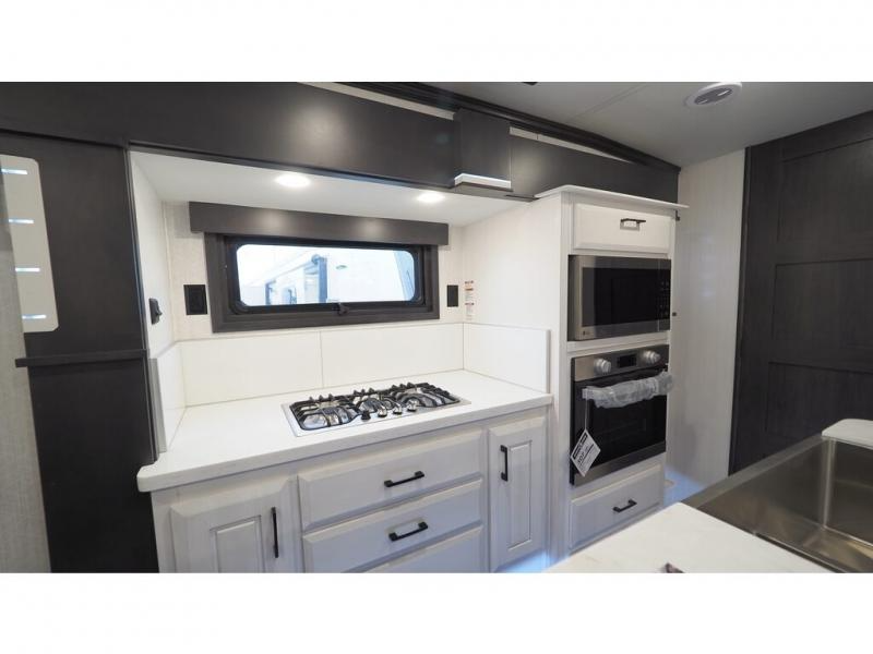 Kitchen in the DRV Luxury Suites Mobiles Suites