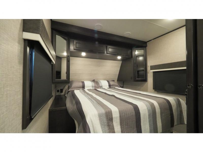 Bedroom in the Jayco Eagle HT travel trailer